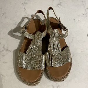 Gorgeous Anthropologie Leather Sandals